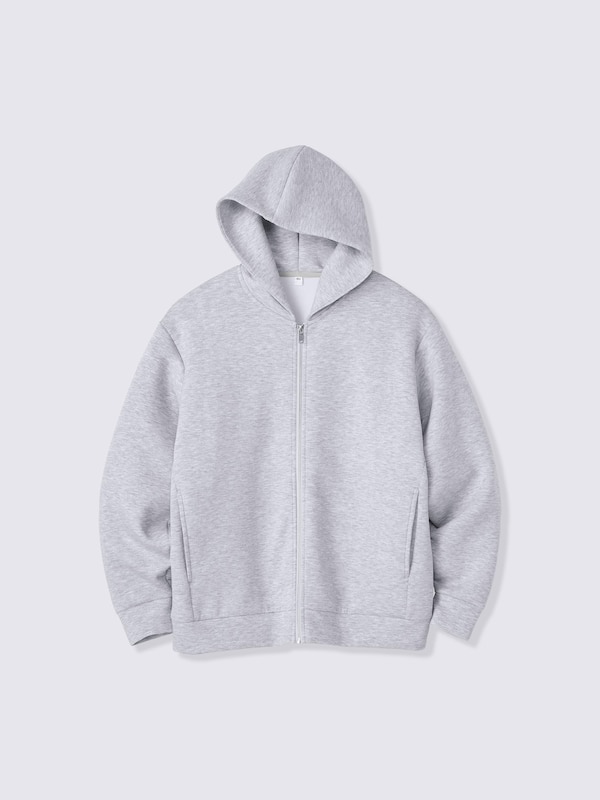 Double Face Sweat Full-Zip Hoodie