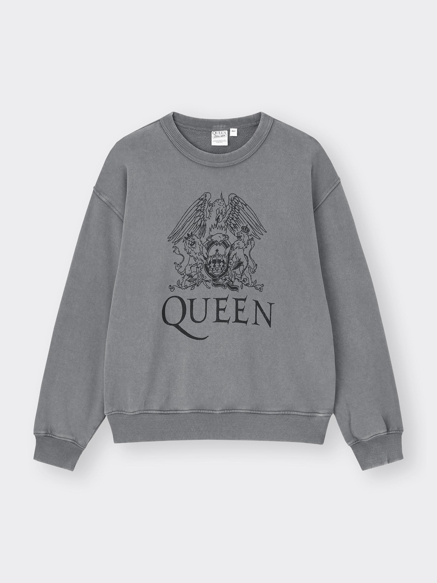Men's Washed Sweatshirt QUEEN | GU US