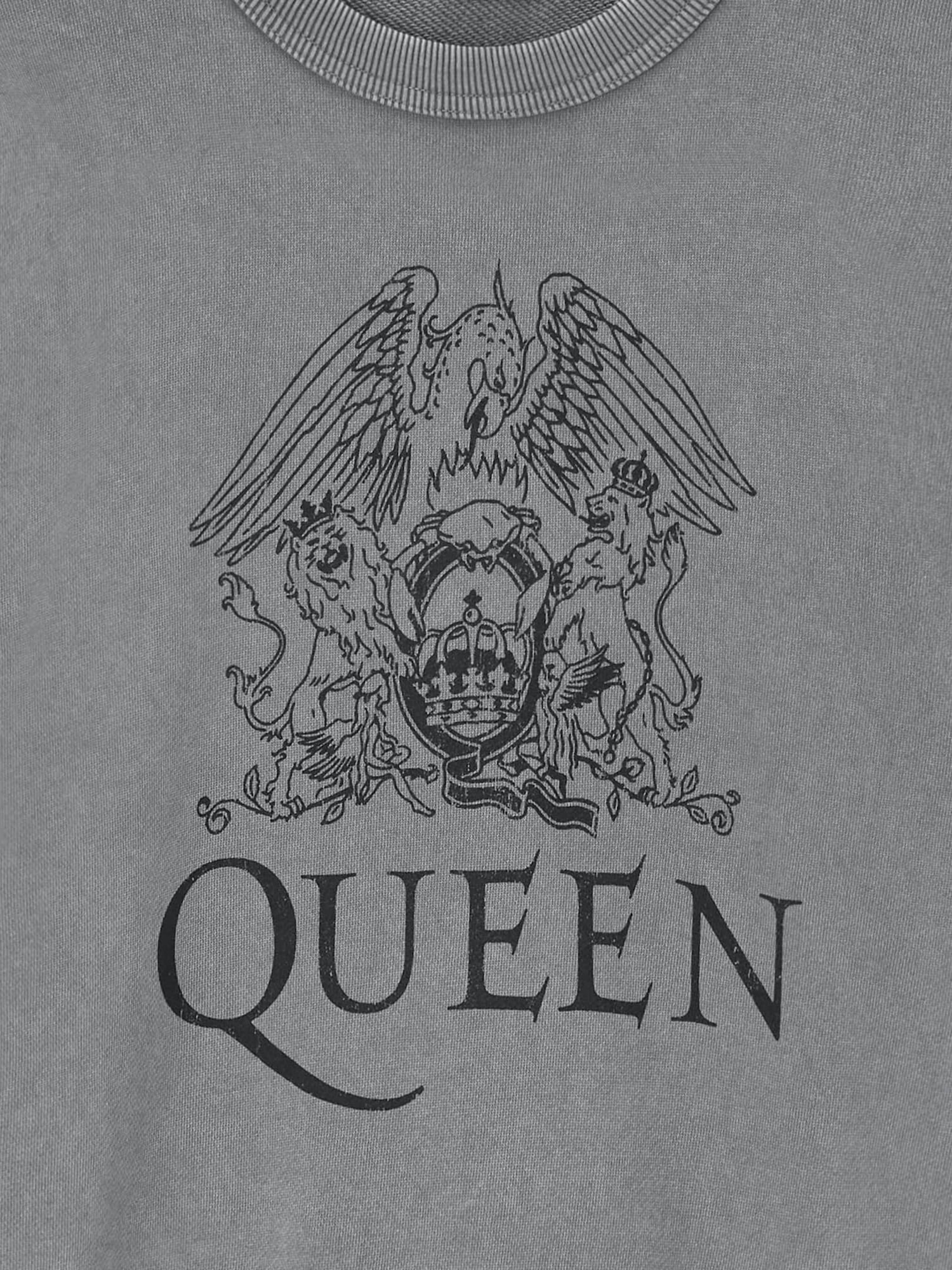 Men's Washed Sweatshirt QUEEN | GU US