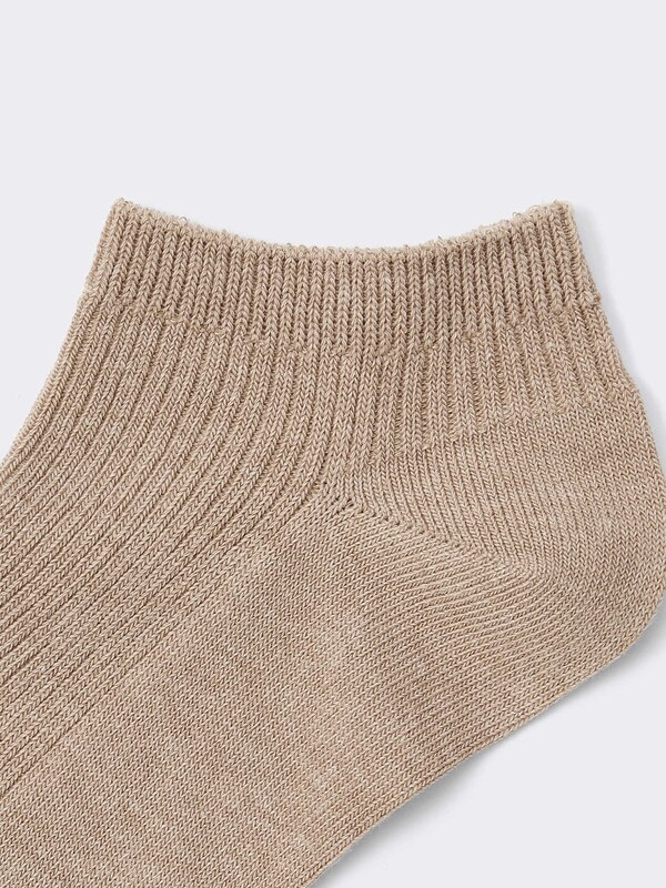 Ribbed Color Short Socks 3-Pack