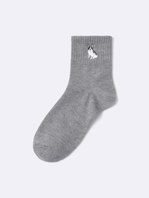 Ankle Socks Embroidery