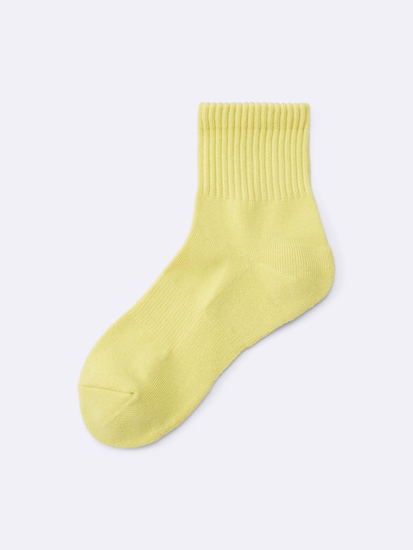 Ribbed Pile Ankle Socks