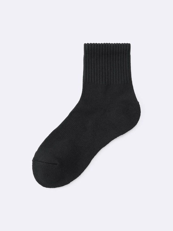 Ribbed Pile Ankle Socks