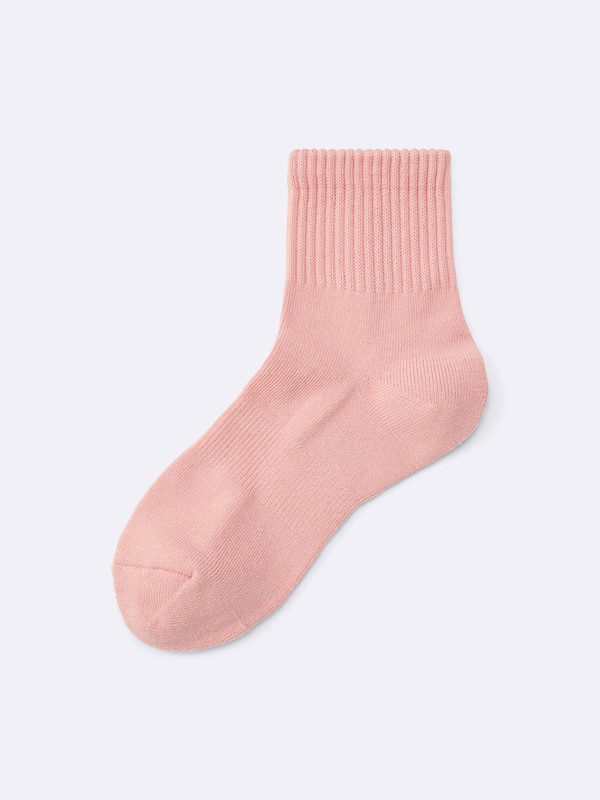Ribbed Pile Ankle Socks