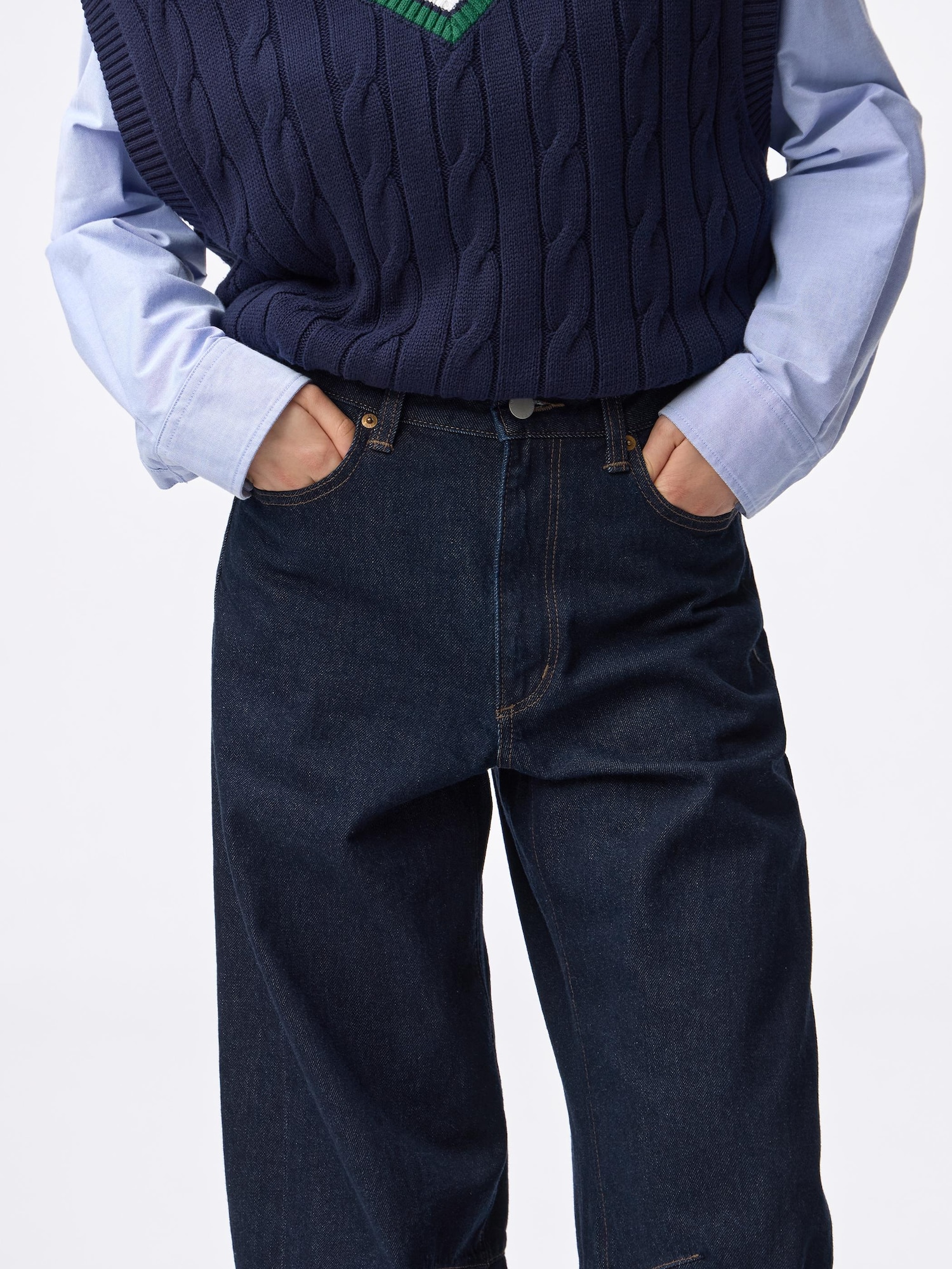 ボトムス The Simple Folk The Barrel Jean 2-3y 2 Tone Barrel Leg Jeans | Standard 30.5-31 Inseam | GU US