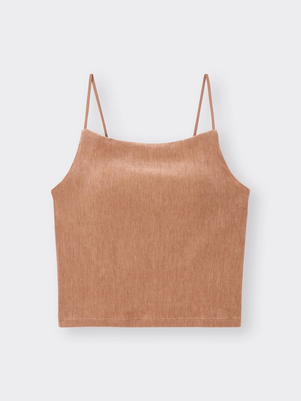 Bra-Feel Velour Cropped Camisole