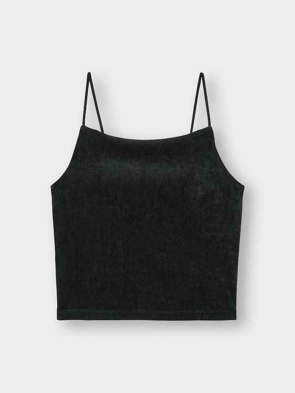 Bra-Feel Velour Cropped Camisole