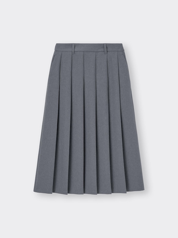 Pleated Midi Skirt