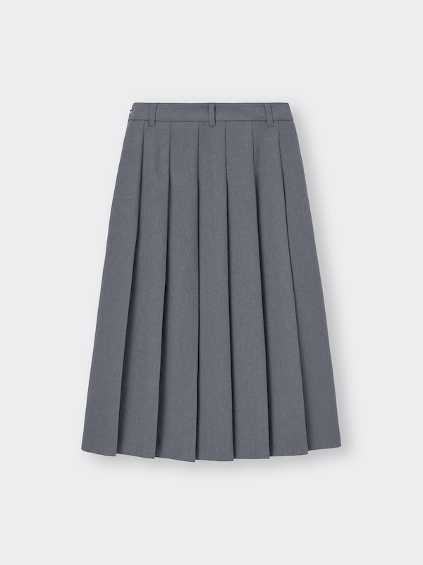 Pleated Midi Skirt