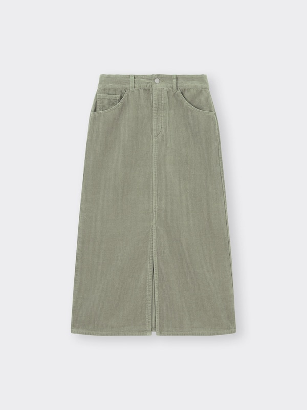 Corduroy Narrow Skirt