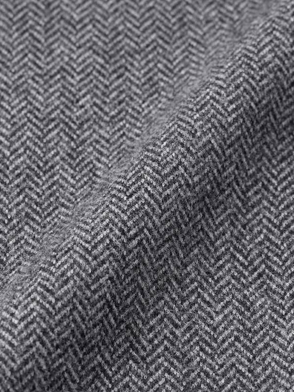 Herringbone Tucked Wide Pants