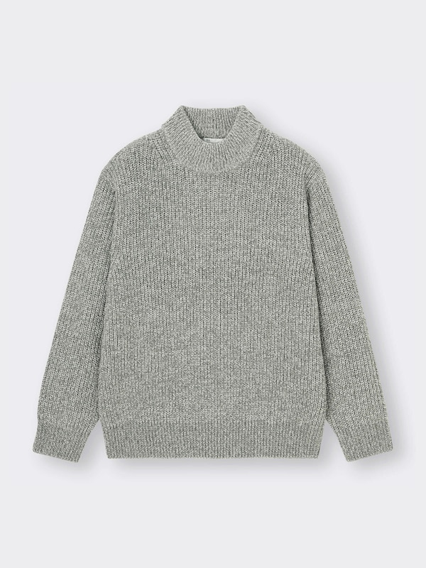 Low Gauge High Neck Sweater