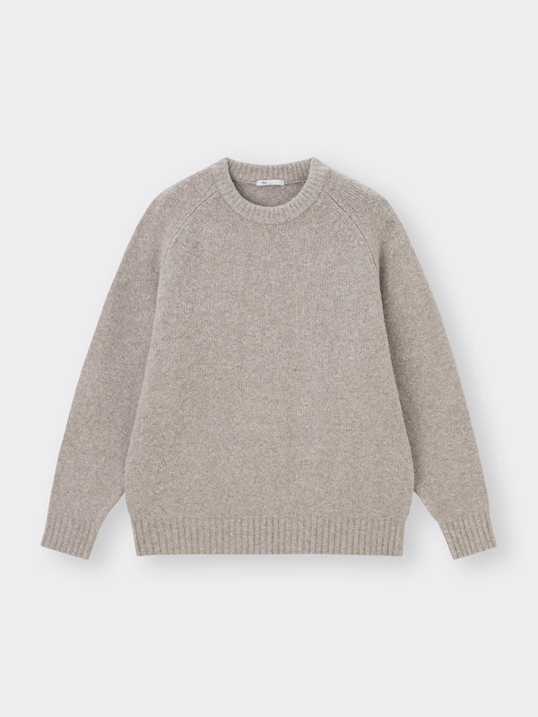 BRUSHY KNITTED Crew Neck Sweater
