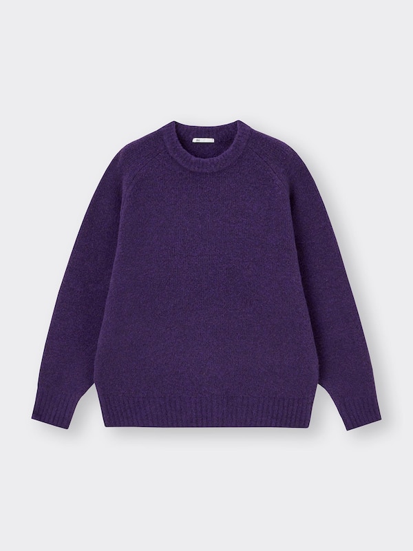 BRUSHY KNITTED Crew Neck Sweater