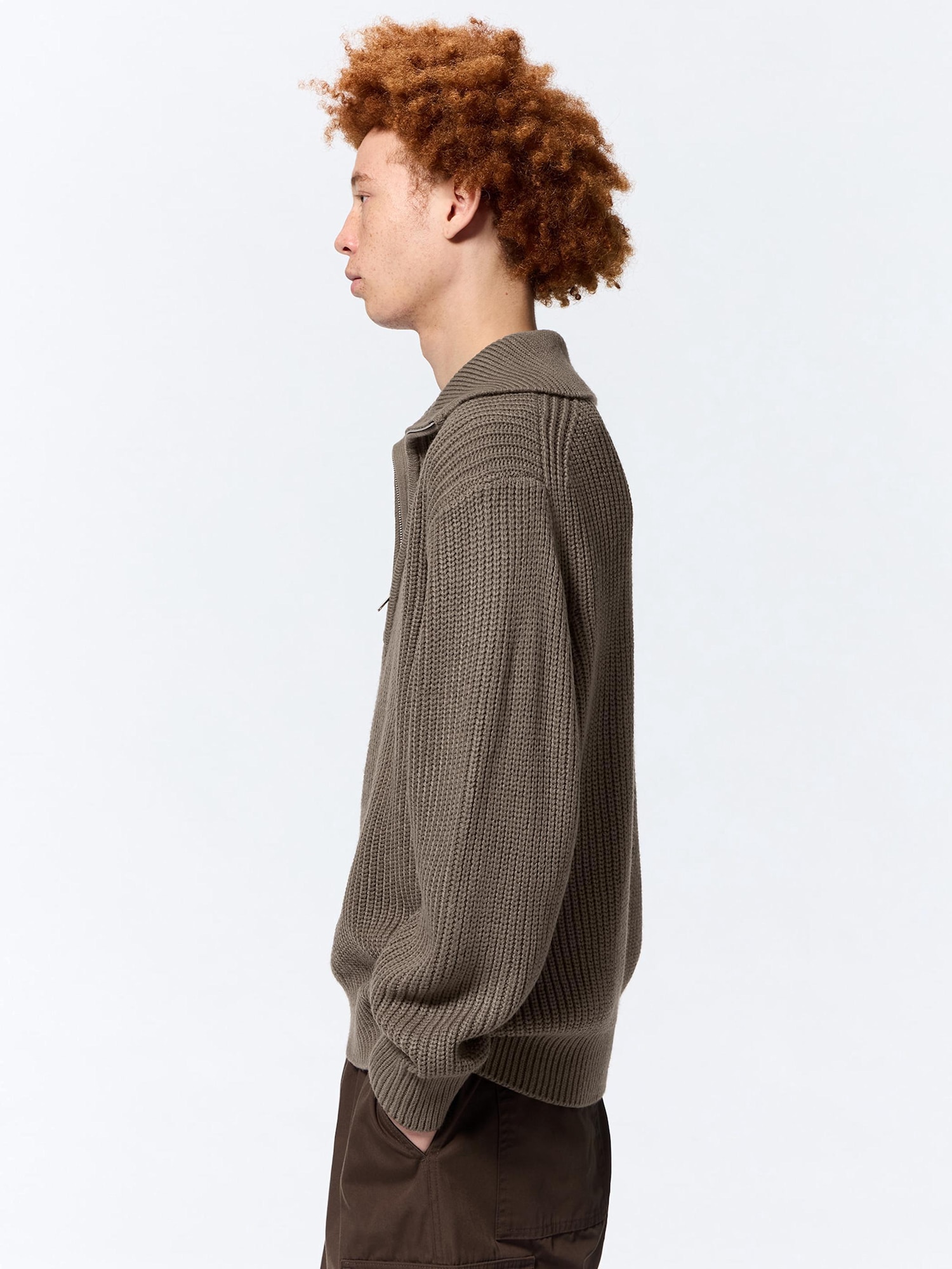 LIQUID SWEATER BROWN BLACK - J.L - A.L (ジェイラル