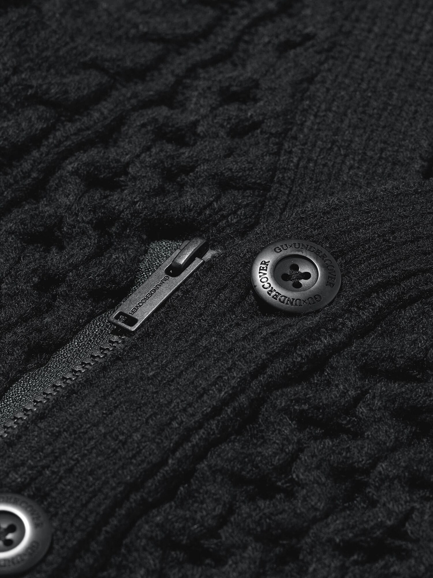 Cable Knitted Cardigan UNDERCOVER | GU US