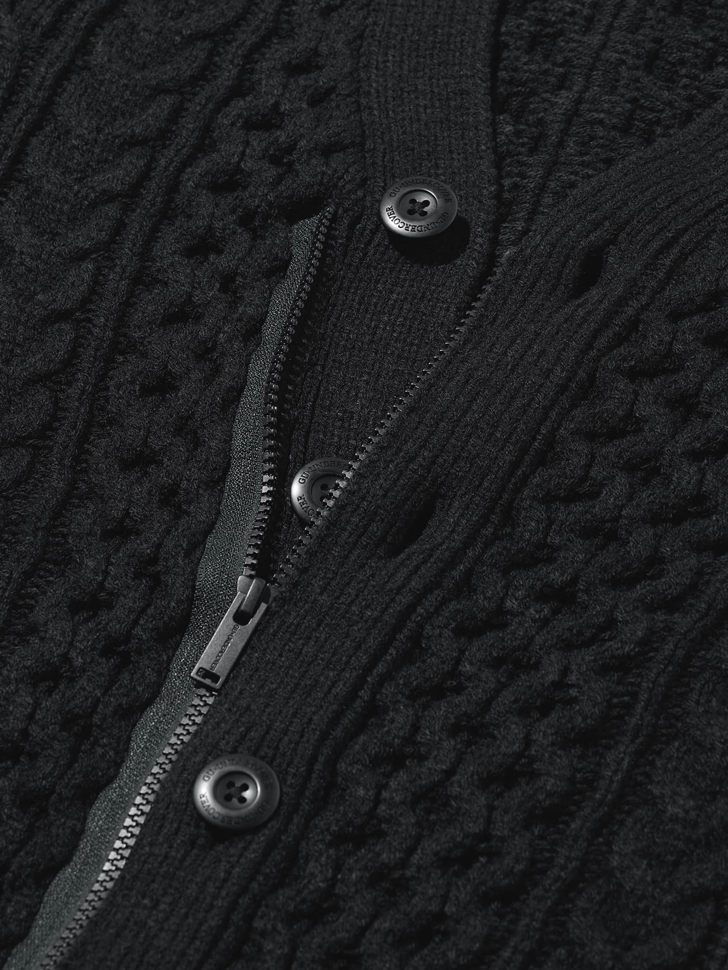 Cable Knitted Cardigan UNDERCOVER | GU US