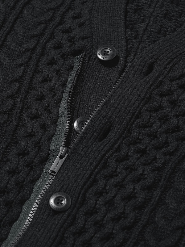 Cable Knitted Cardigan UNDERCOVER