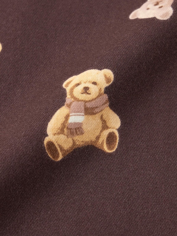 Flannel Pajamas Long Bear