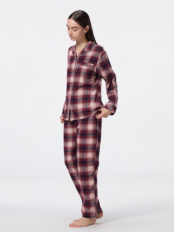 Flannel Pajamas Long Check