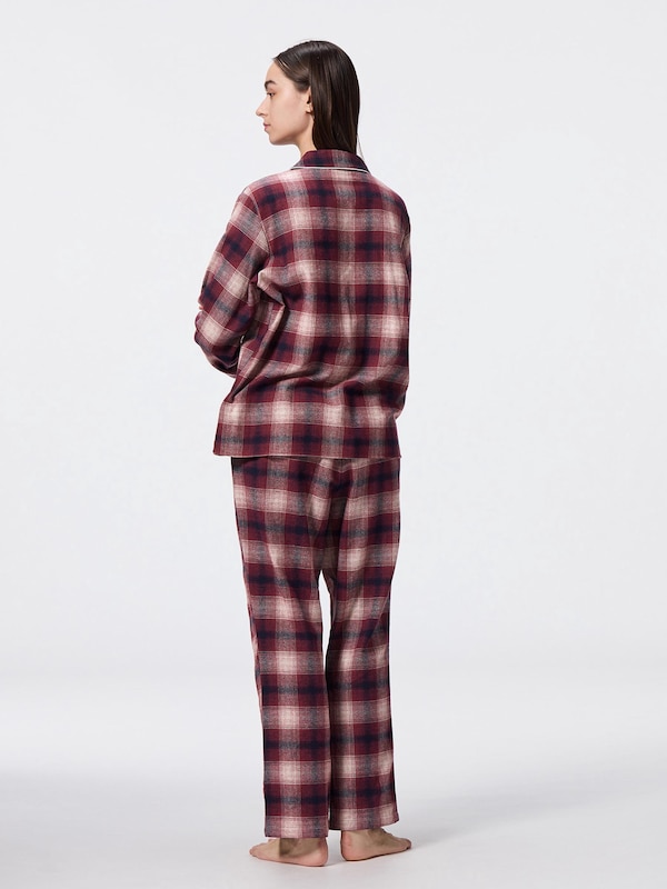 Flannel Pajamas Long Check