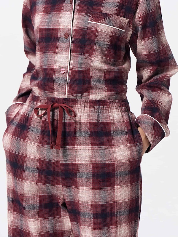 Flannel Pajamas Long Check