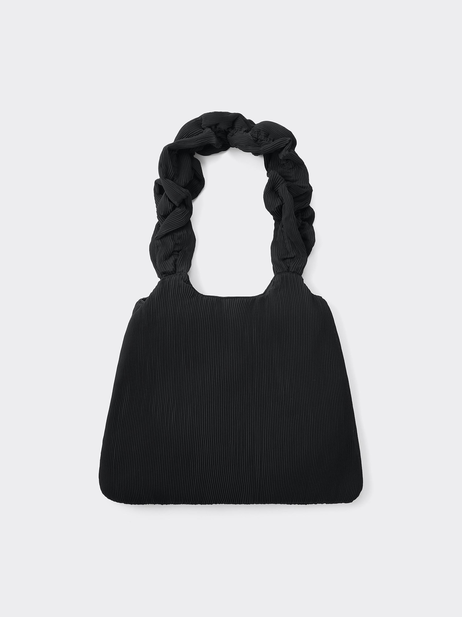 Pleated Frilled Tote Bag | GU US