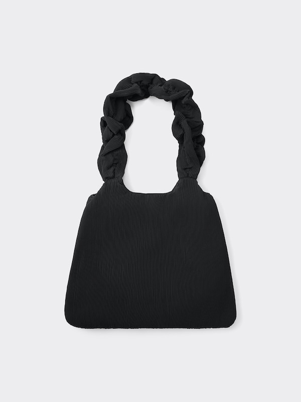 Pleated Frilled Tote Bag