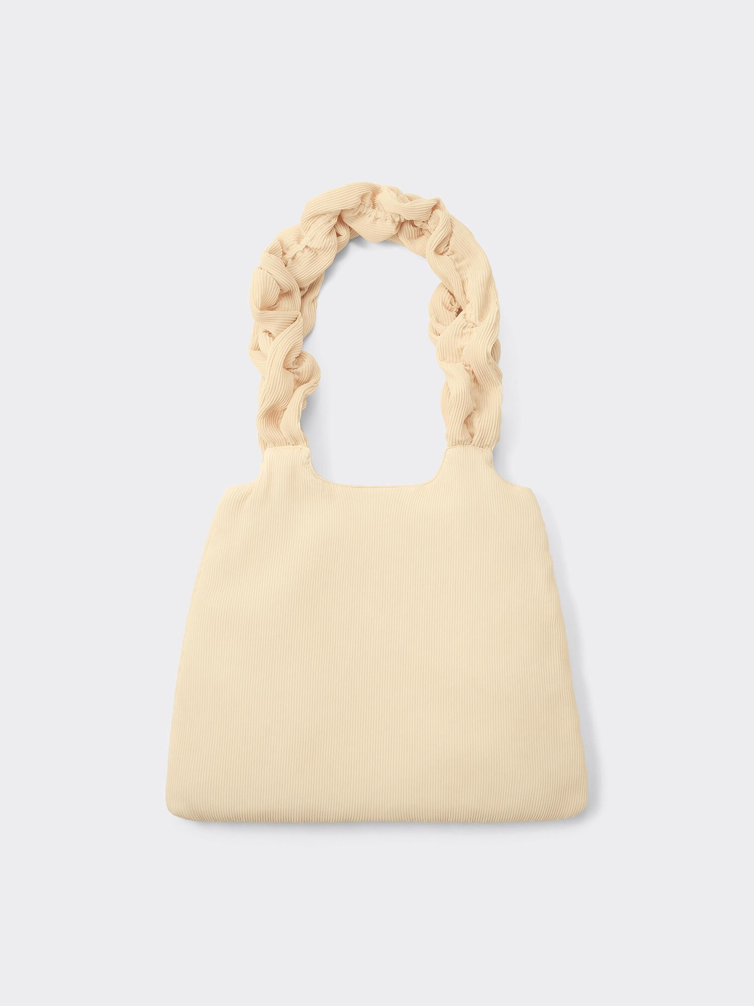 Pleated Frilled Tote Bag | GU US