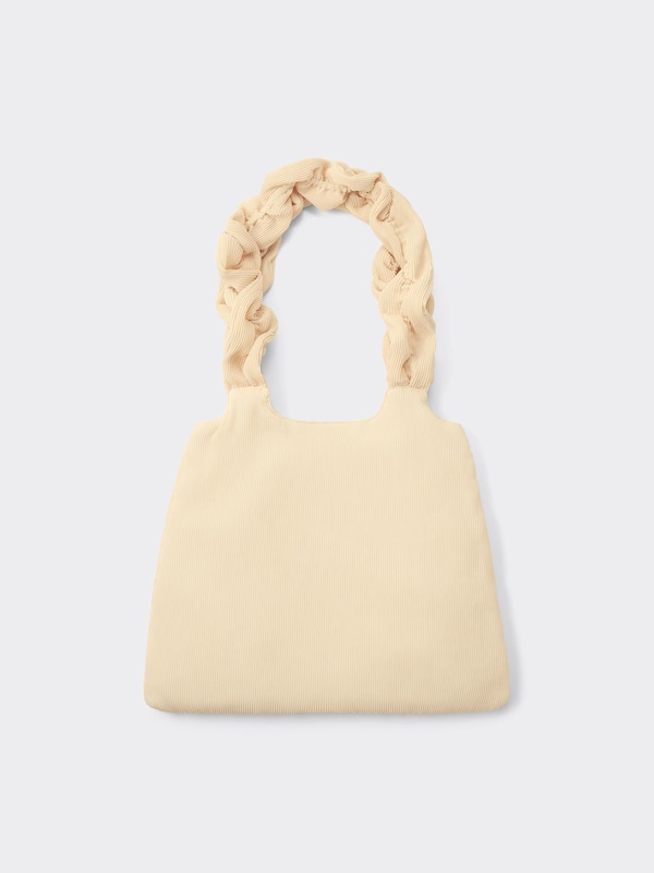 Pleated Frilled Tote Bag