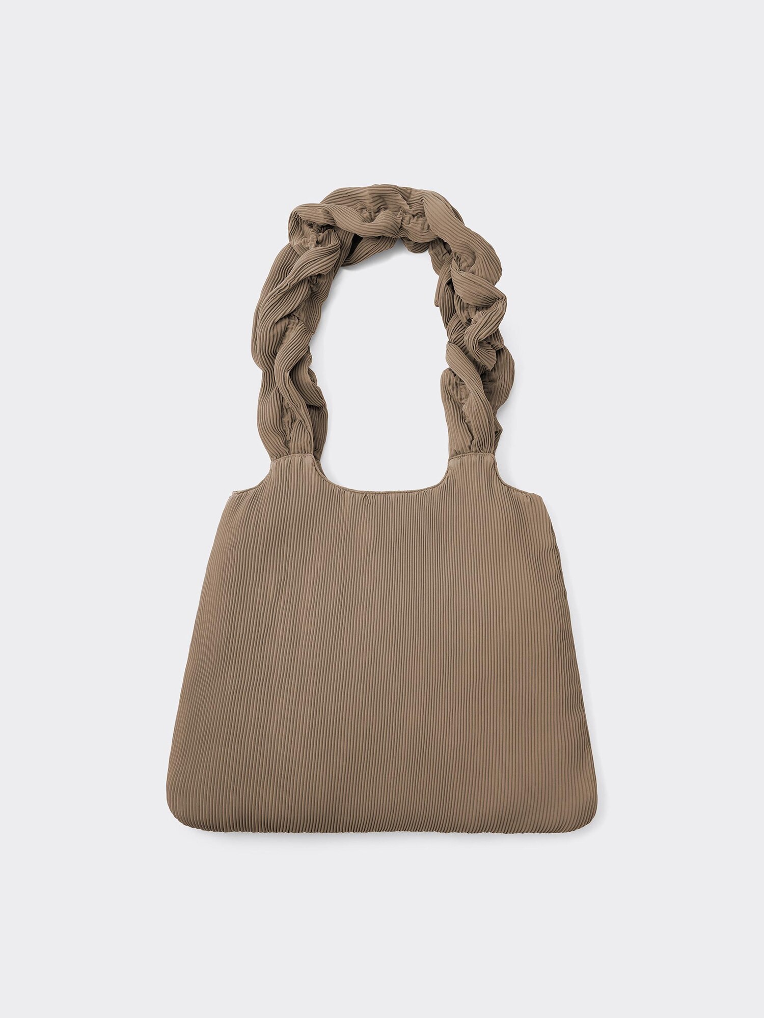 Pleated Frilled Tote Bag | GU US