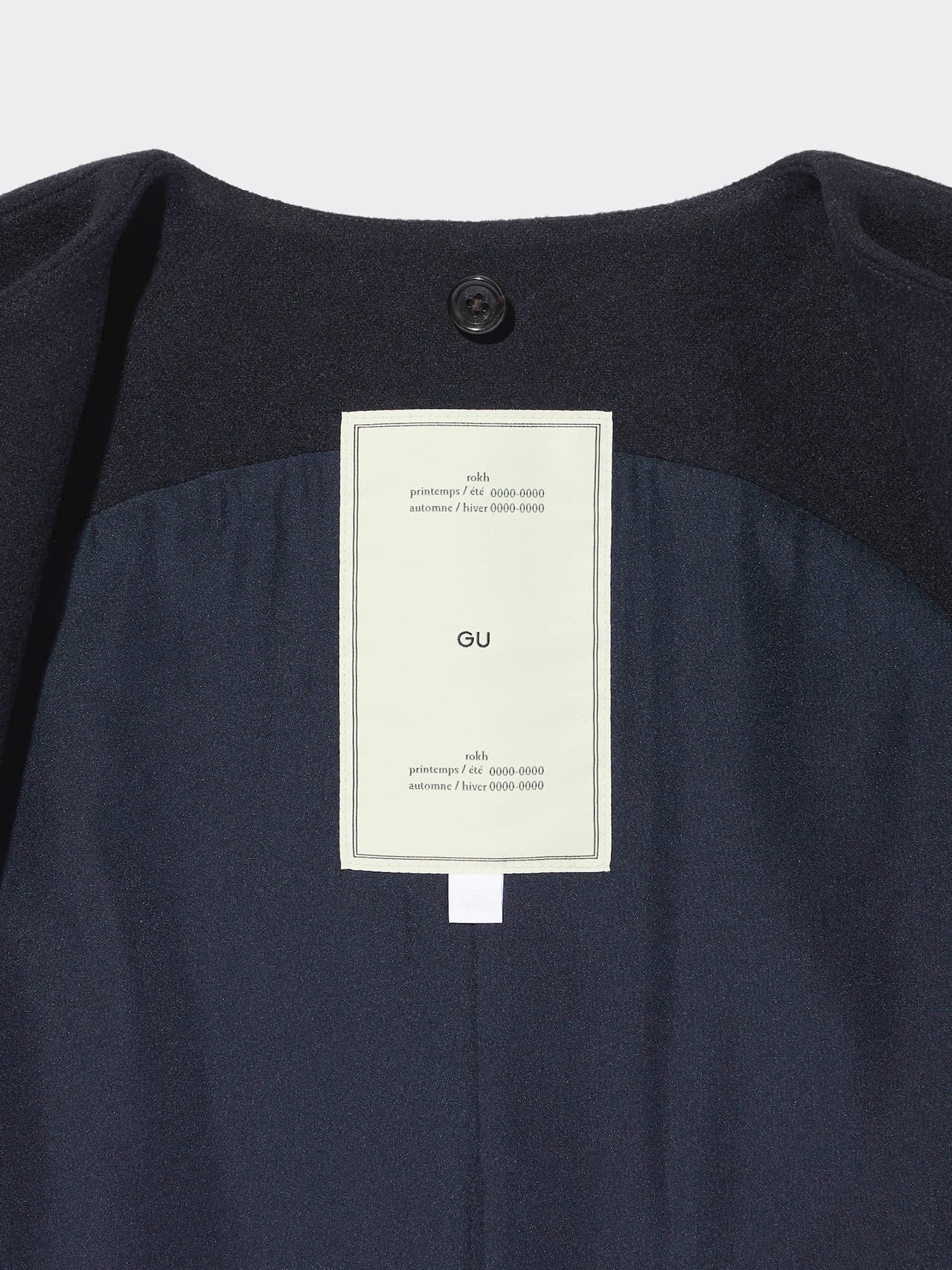 【タグ付き】GU 2ピースコート by rokh ネイビー　Lサイズ 2 Piece Coat by rokh | GU US