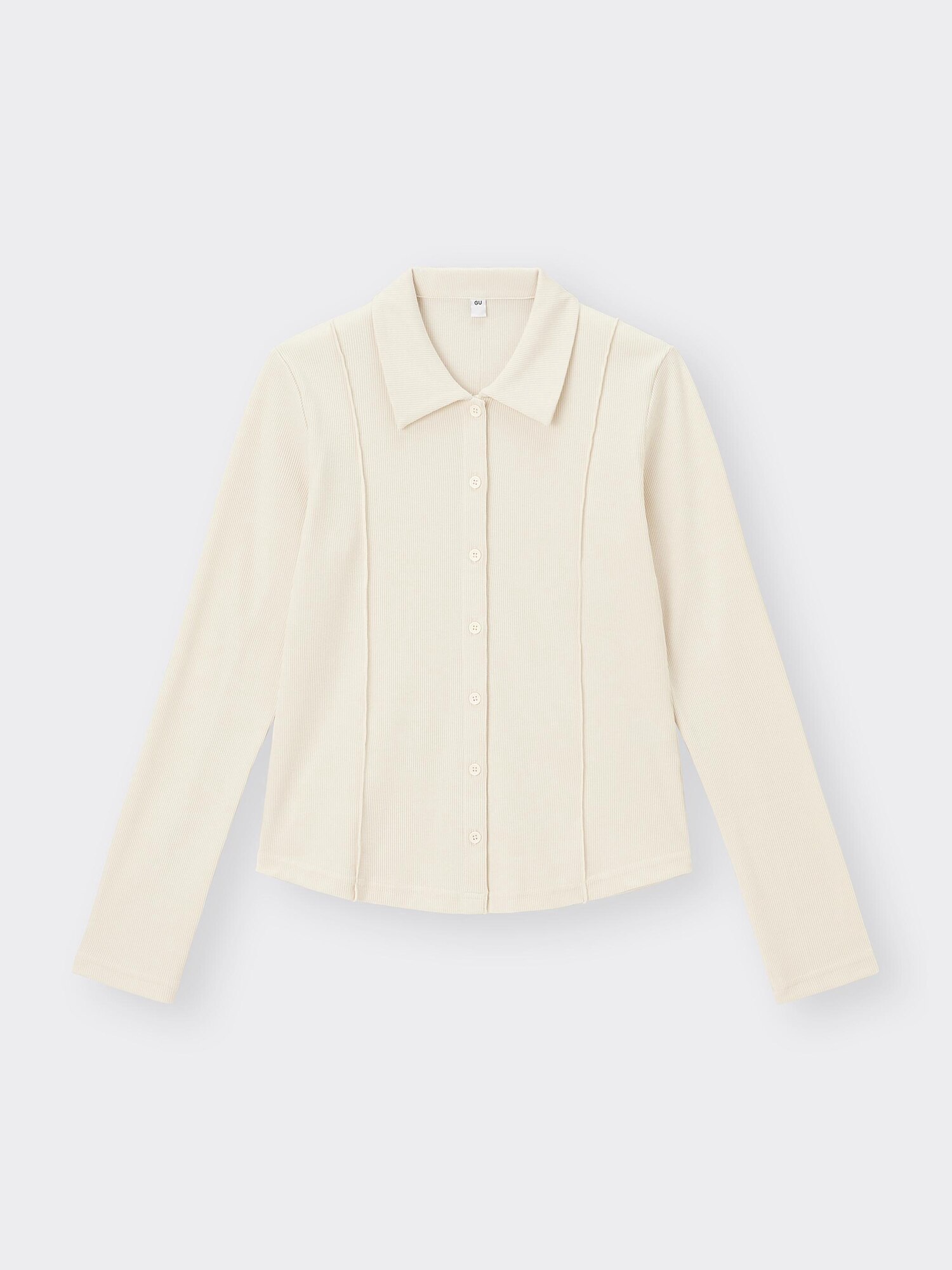 Ribbed Polo Cardigan | GU US