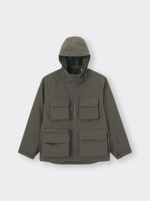 Windproof Multi-Pocket Shell Parka