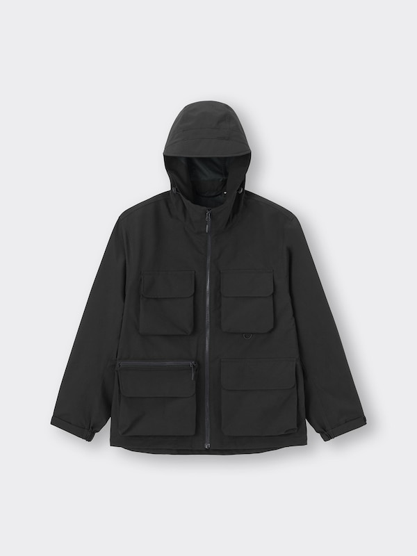 Windproof Multi-Pocket Shell Parka