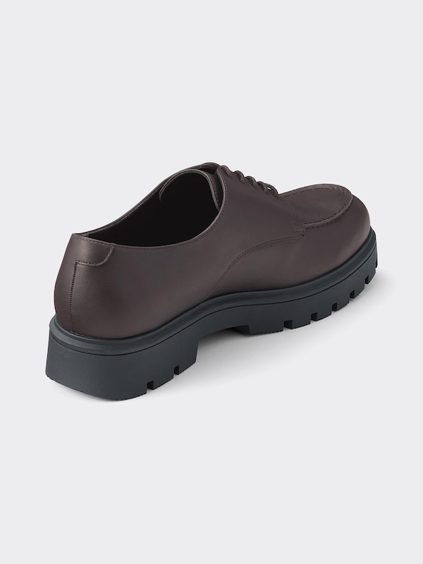 Chunky Sole U-Tip Shoes