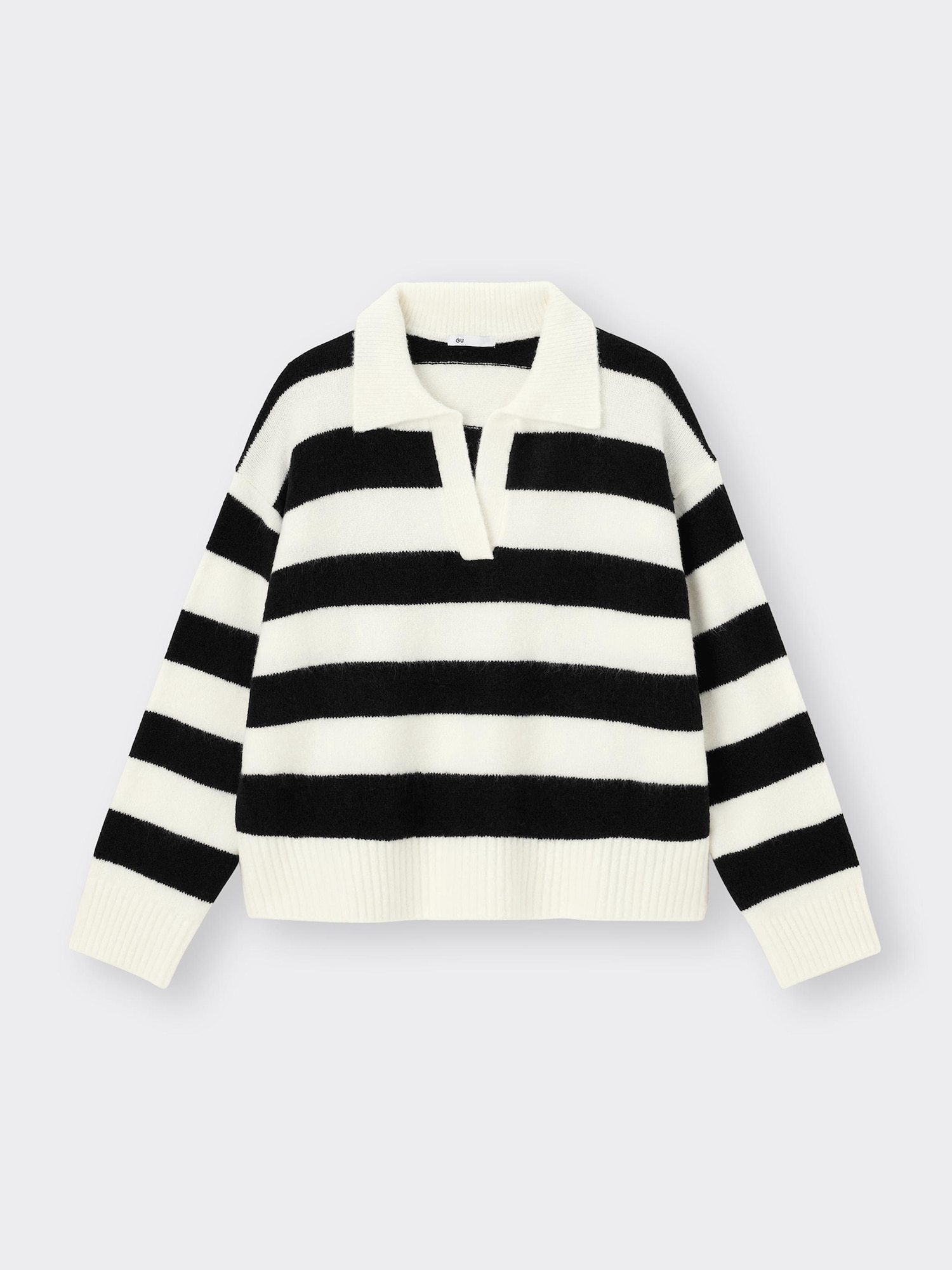 Women's Puffy Touch Skipper Striped Sweater | GU US