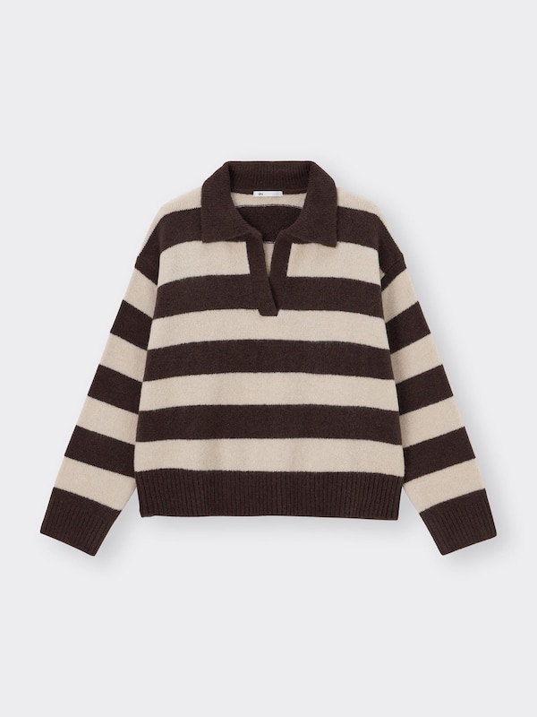 Puffy Touch Skipper Striped Sweater