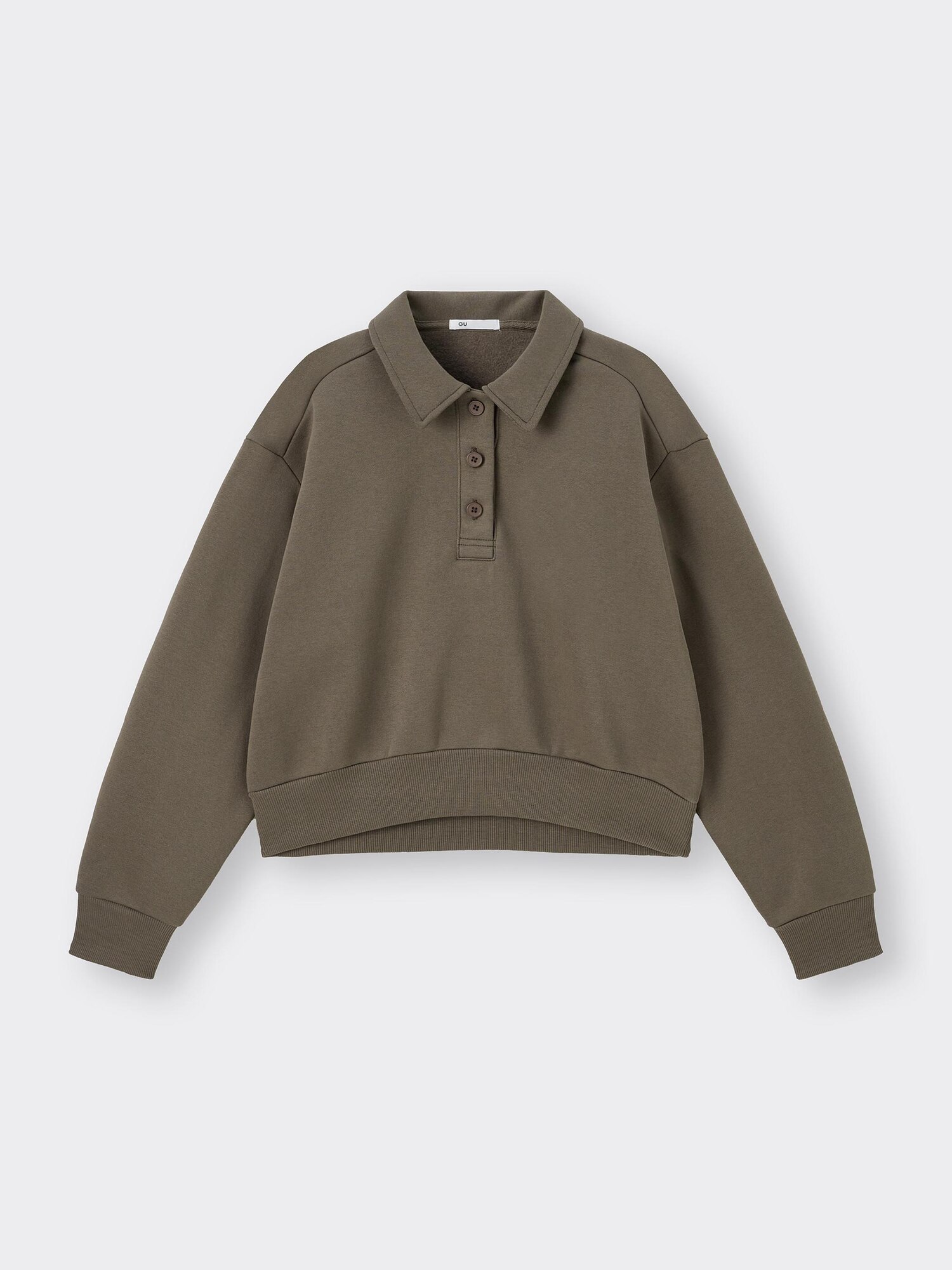 Heavy Weight Sweat Polo Shirt | GU US