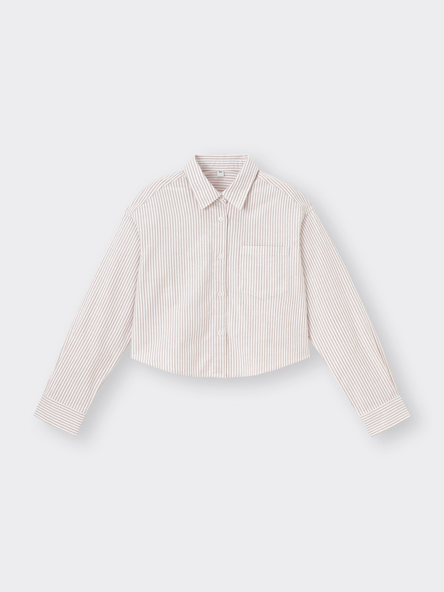 防人 Oxford Striped Short Shirt | GU US