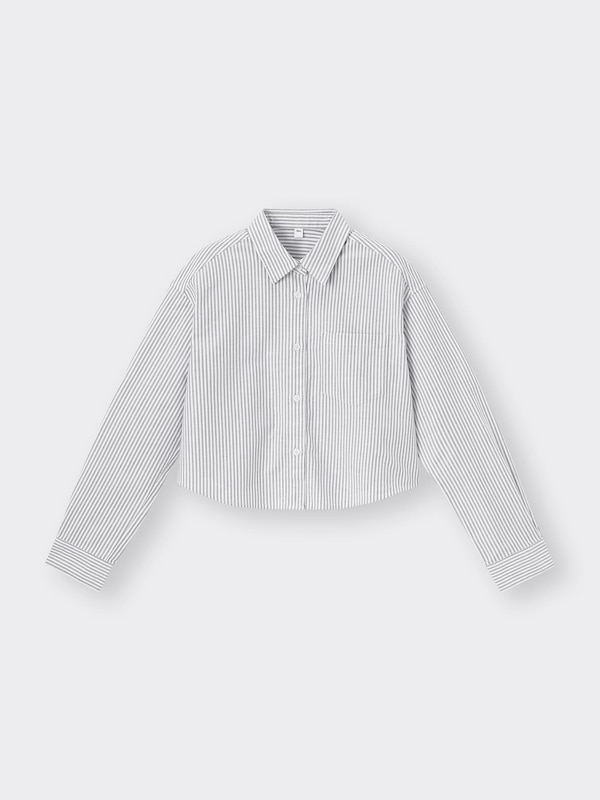 Oxford Striped Short Shirt