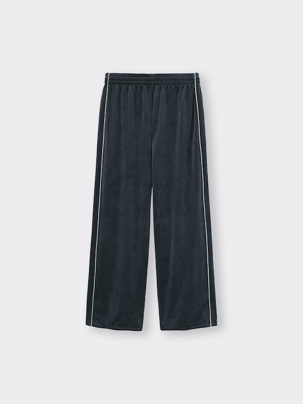 Velour Side Line Pull-On Pants