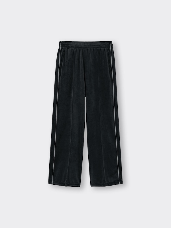 Velour Side Line Pull-On Pants