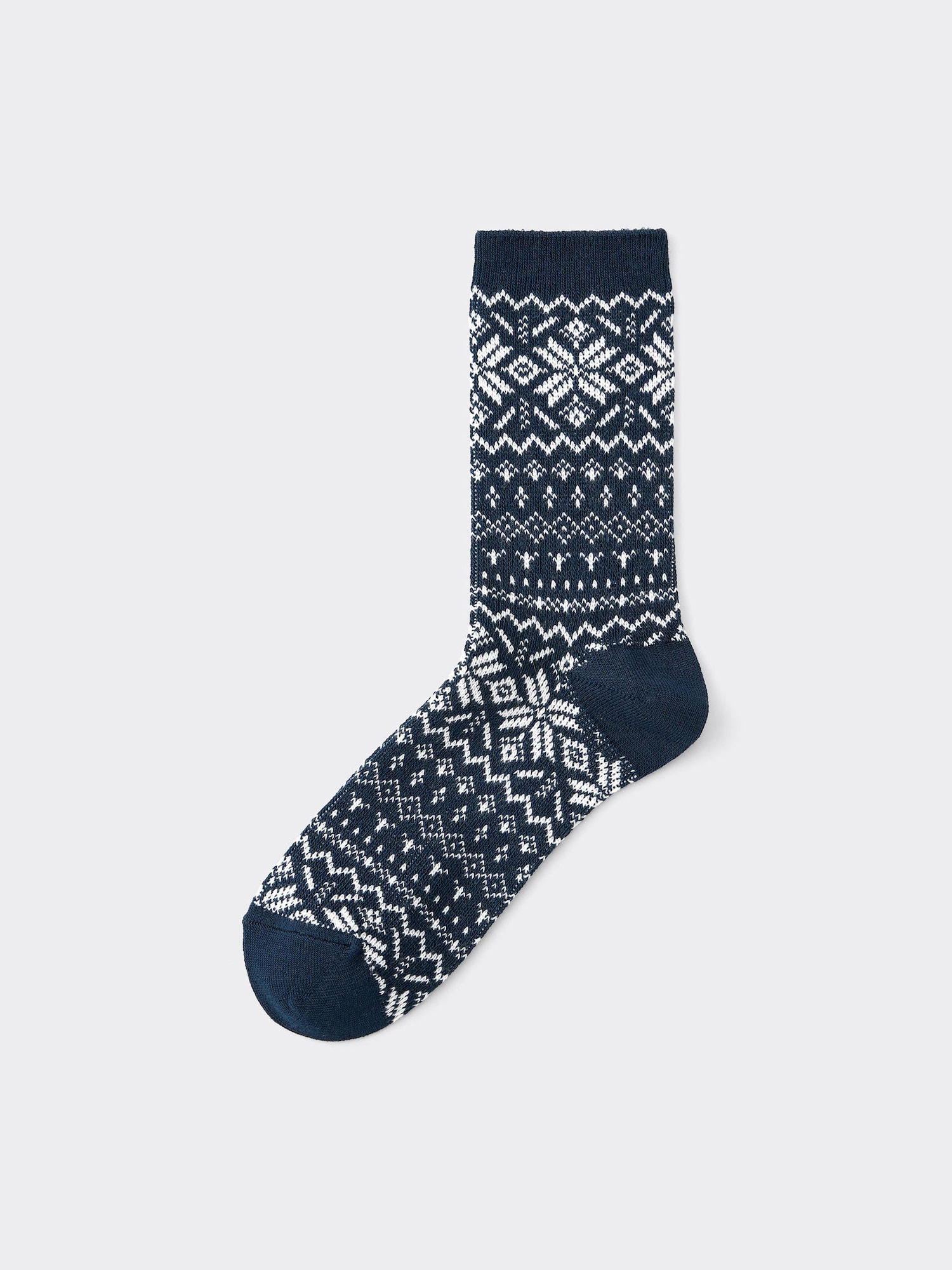 STYLE-HEAT Crew Socks Fair Isle | GU US