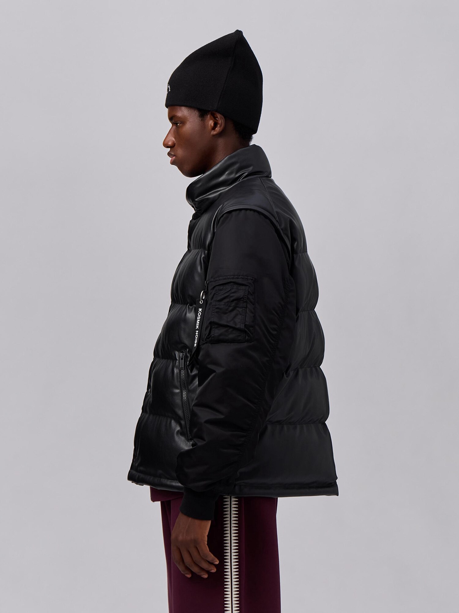 ダウンジャケット GU x Undercover Convertible Padded Blouson Black Convertible Padded Jacket UNDERCOVER | GU US
