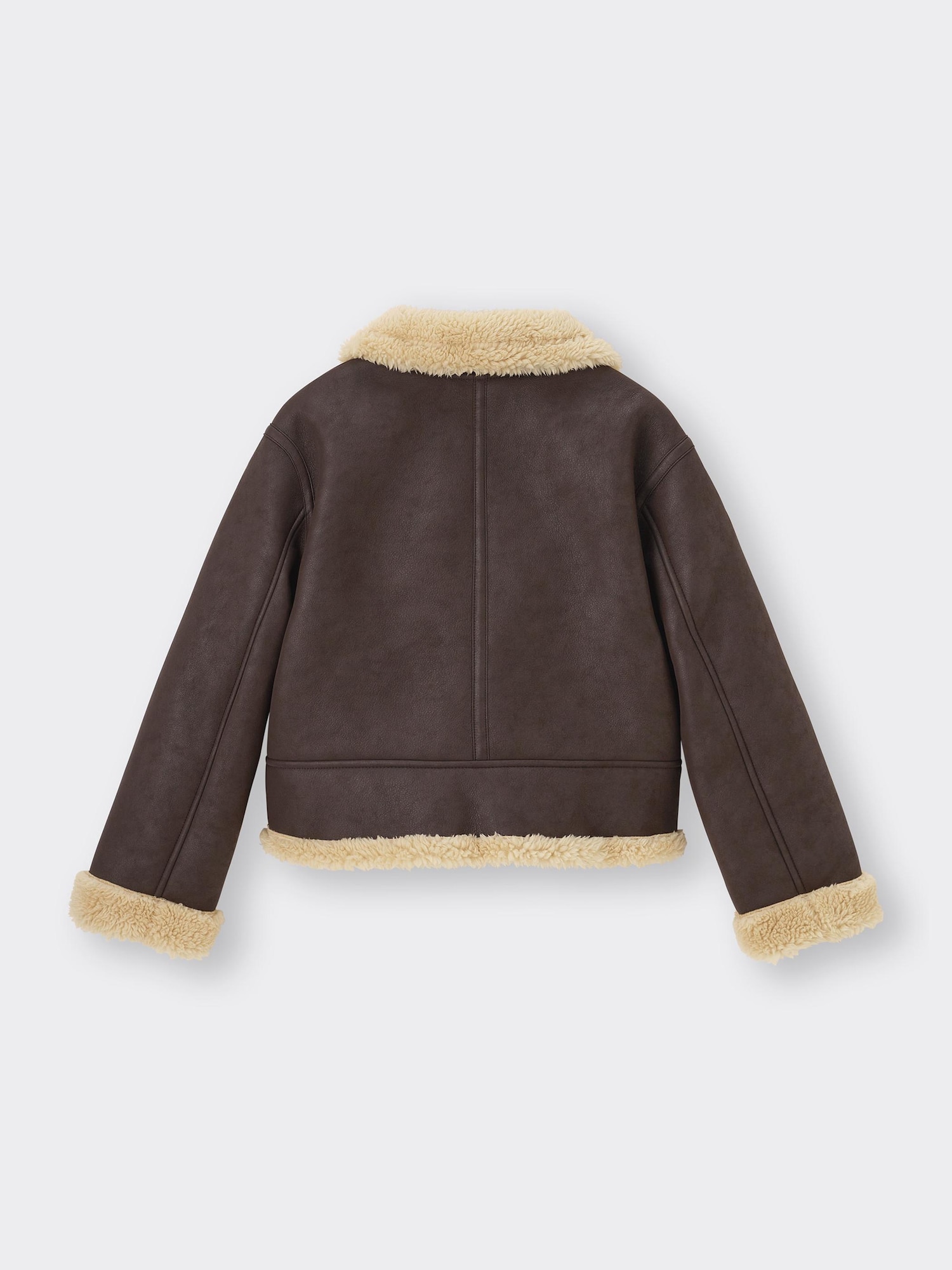 Faux Mouton Flight Jacket | GU US