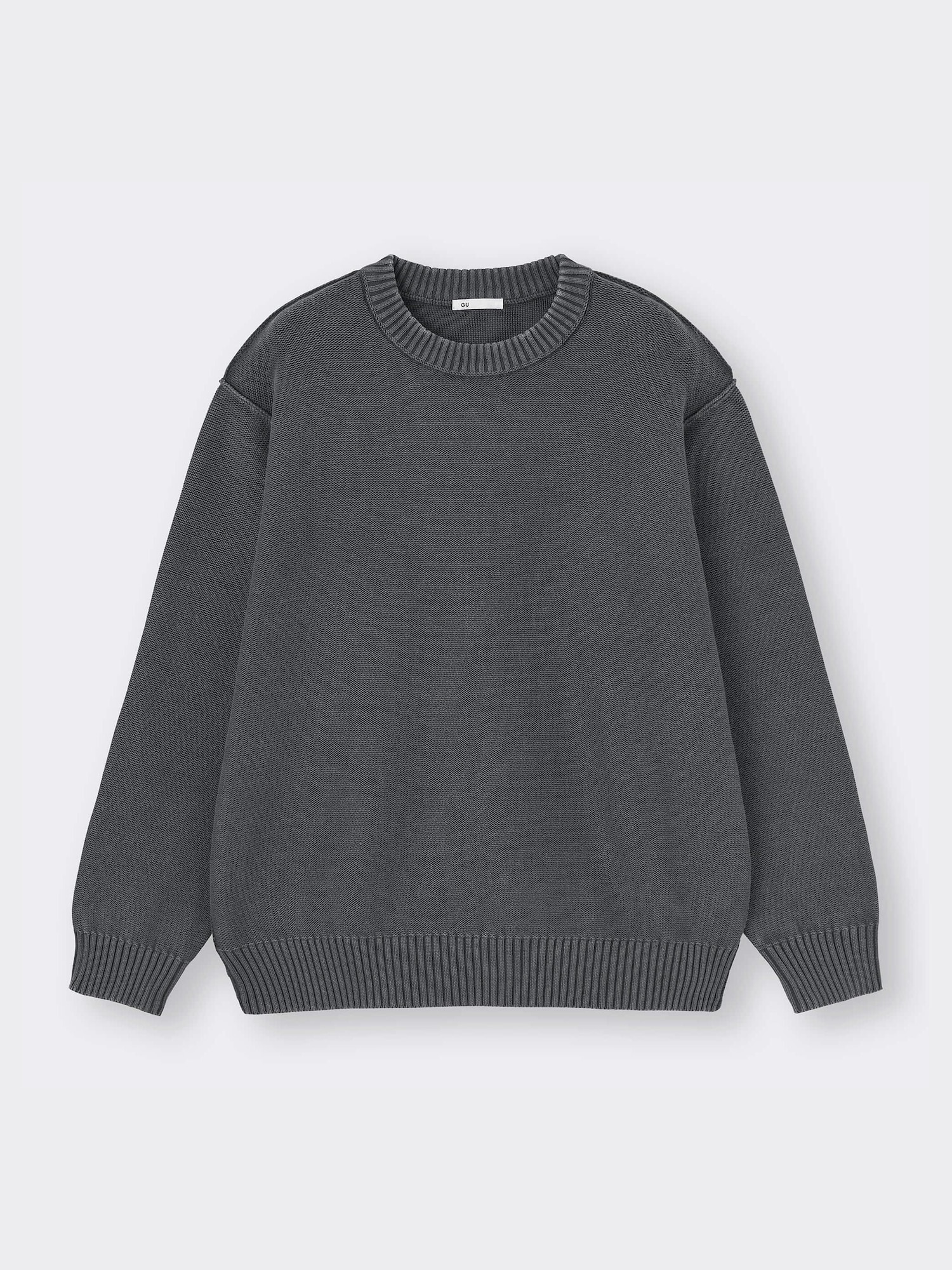 Unisex Washed Crew Neck Sweater | GU US