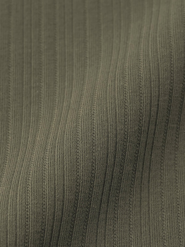 Cotton Blend Ribbed Cropped Lace Tank Top Dry