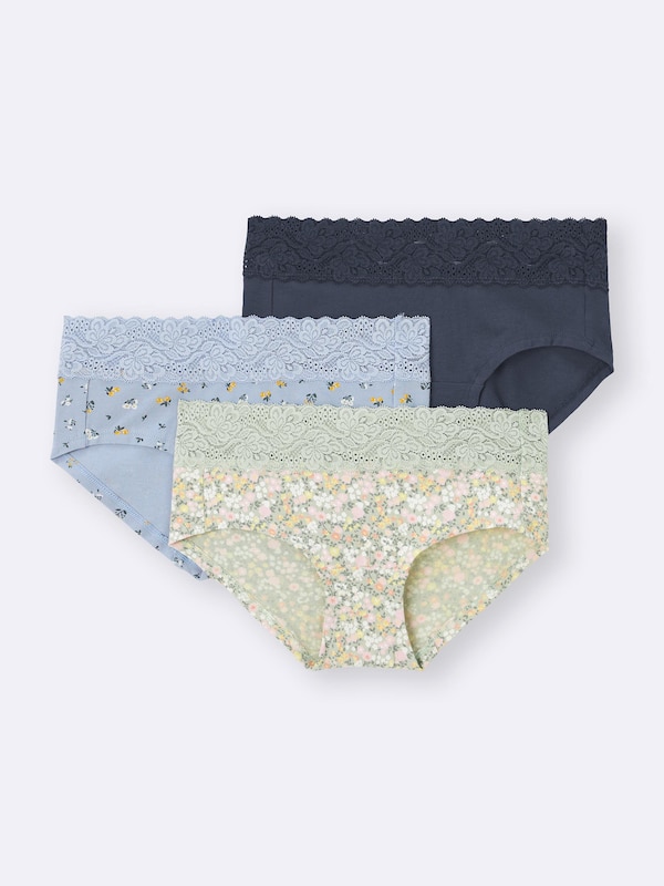 Low Rise Shorts 3-Pack