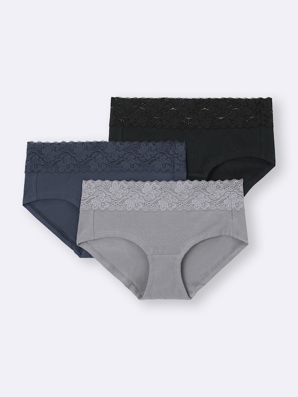 Low Rise Shorts 3-Pack